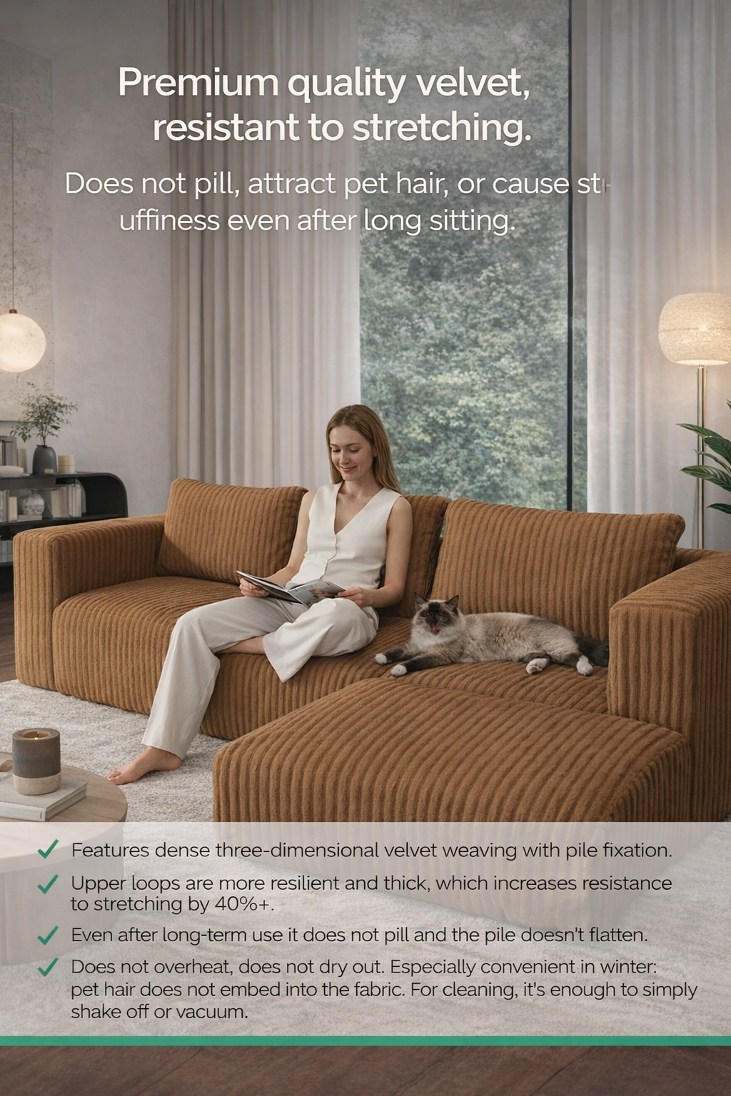 TERRA Modular Corduroy Sofa