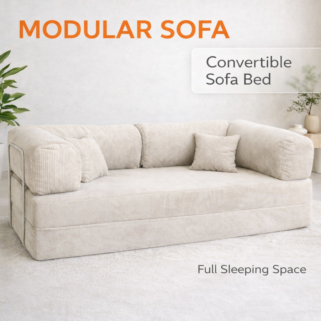 NORA Compact Convertible Sofa