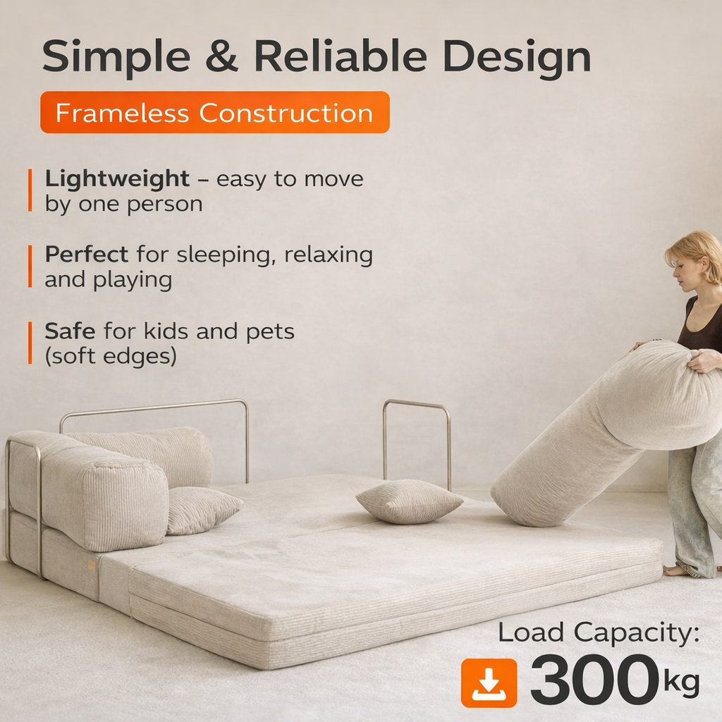 NORA Compact Convertible Sofa