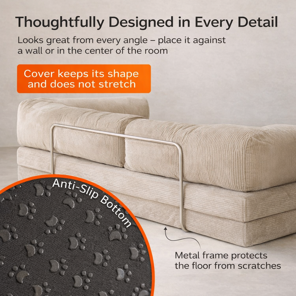 NORA Compact Convertible Sofa