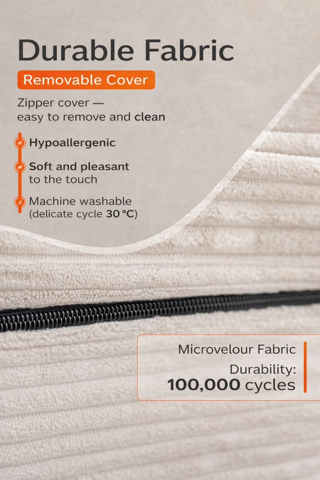 NORA Compact Convertible Sofa