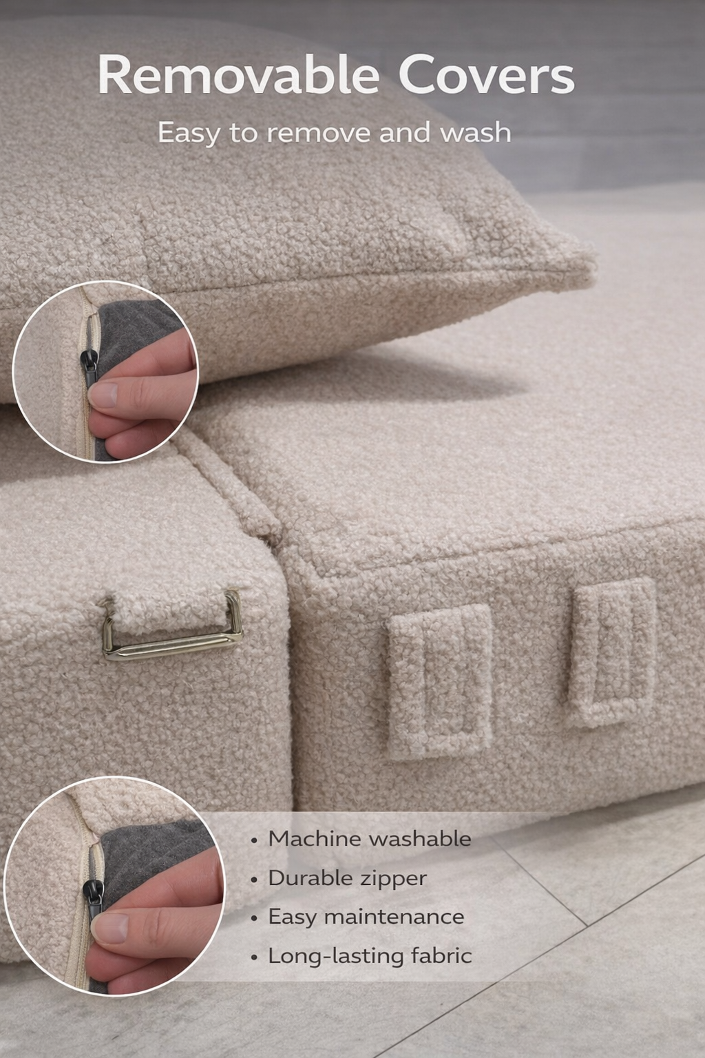 AURA Convertible Pouf