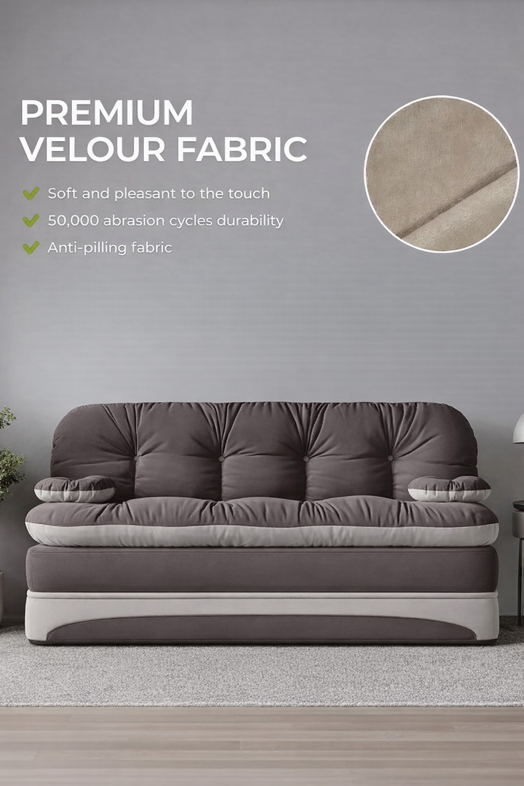 RAUM Loft Convertible Sofa