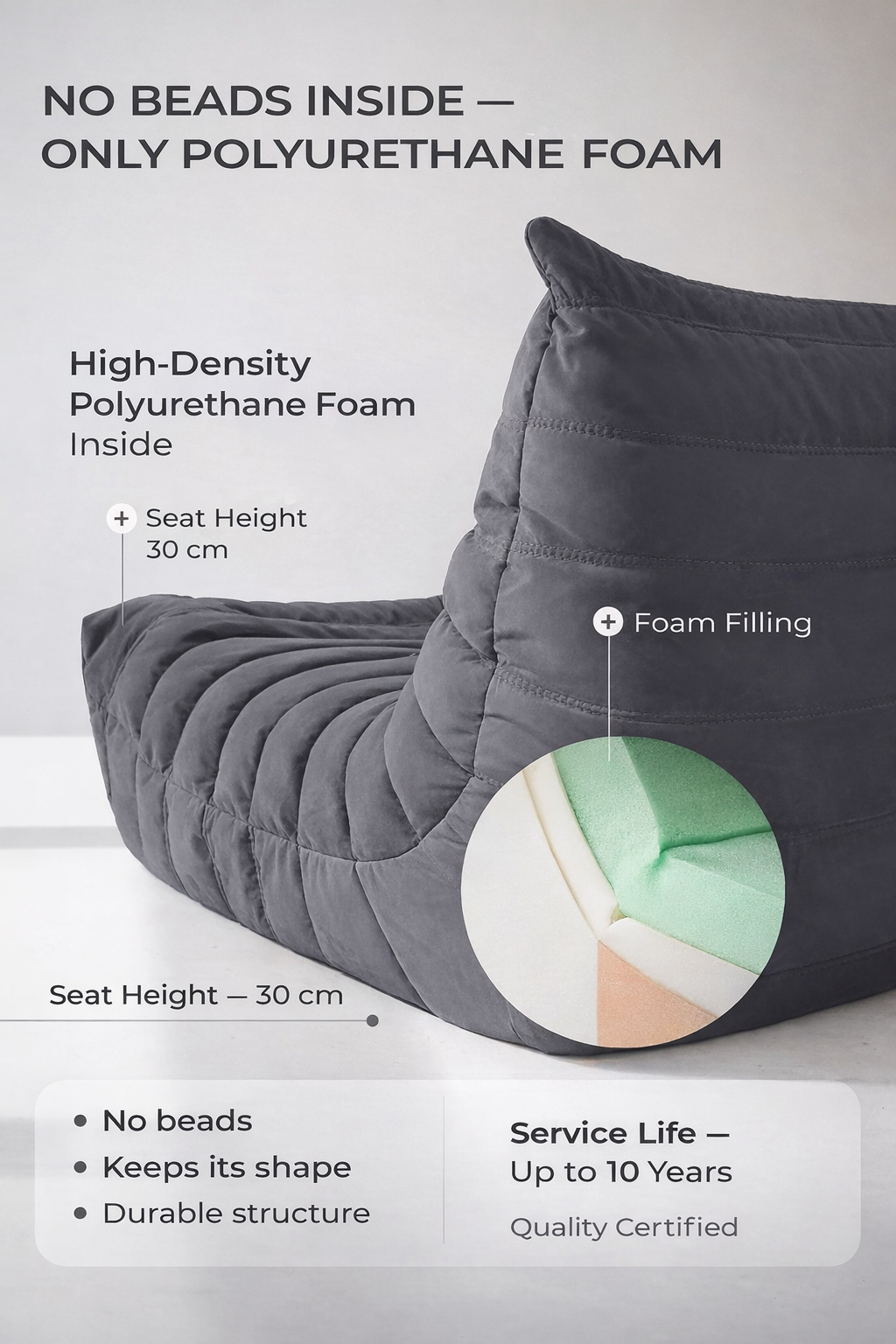 FLOAT Sculptural Chaise