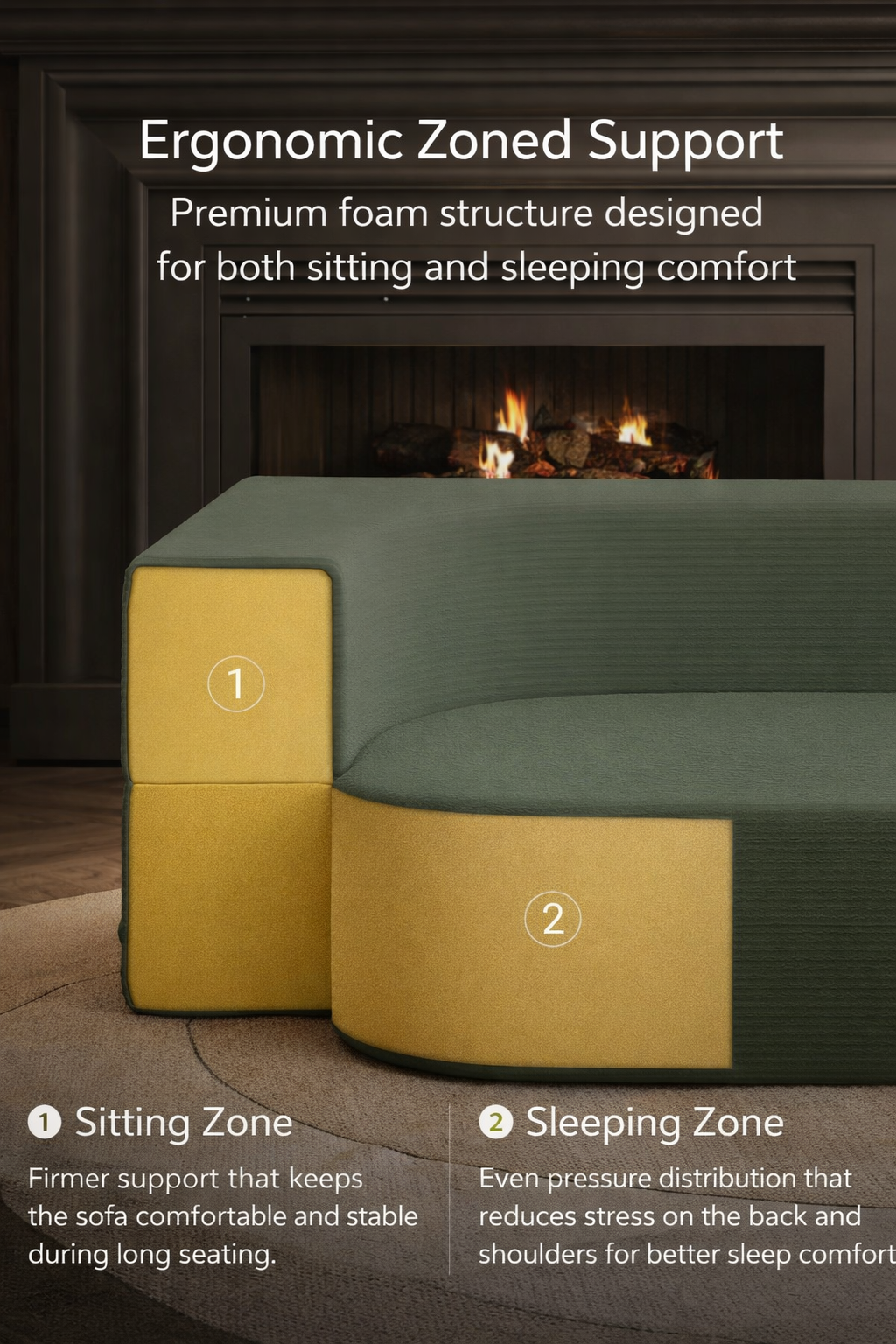 SOLA Convertible Lounge Sofa