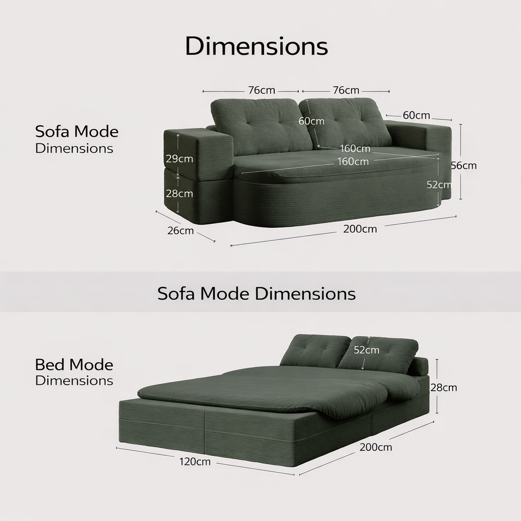 SOLA Convertible Lounge Sofa
